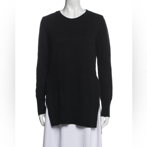 A.L.C. Black  Jonathan merino wool + cashmere ribbed hem tunic sweater XS - Picture 10 of 16